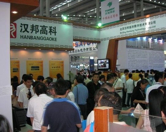 汉邦高科系列新品安博会上备受关注