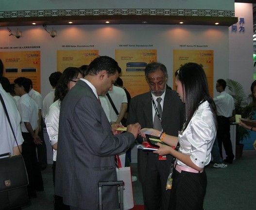 汉邦高科系列新品安博会上备受关注