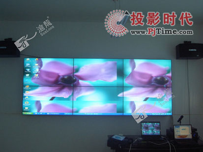 沧龙液晶拼接墙应用于甘肃徽县水利局