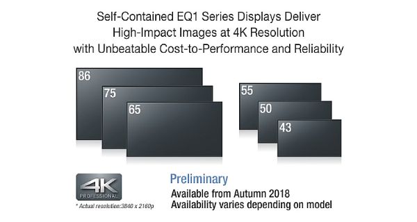 松下新款4K专业显示器亮相InfoComm