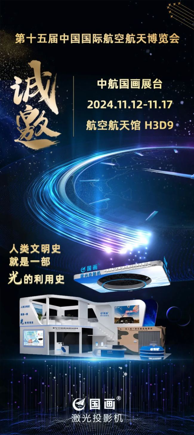 【国画邀您看航展】邀您共赏蓝天盛宴,领略科技艺术之美