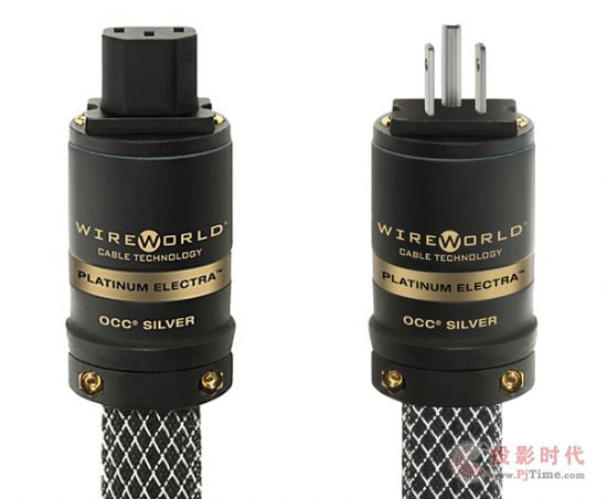 单结晶银导体:WireWorld Platinum Electra电源线